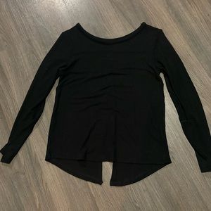 Zyia slit back boyfriend long sleeve